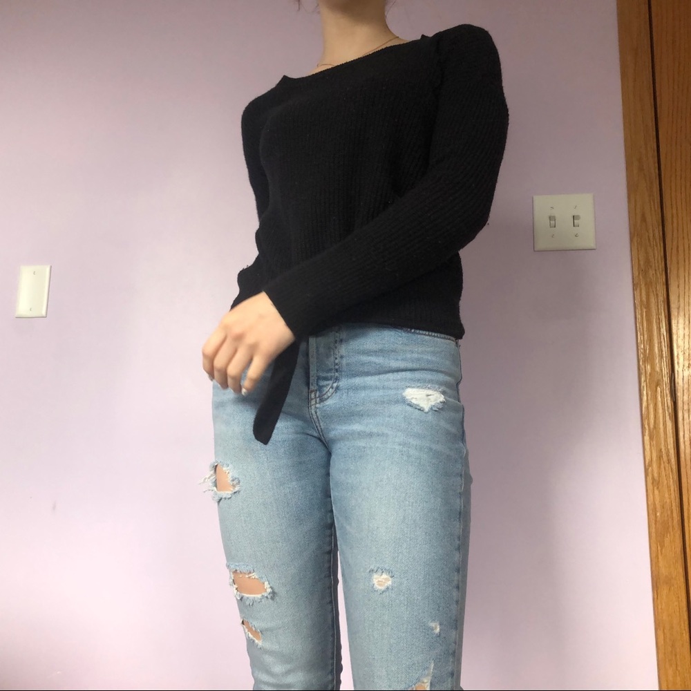 Pink Republic black sweater